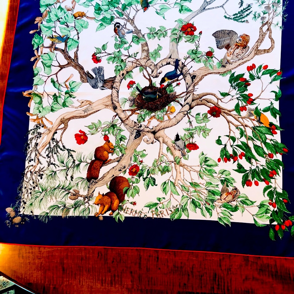 Hermès Paris 35 inch sq. silk scarf